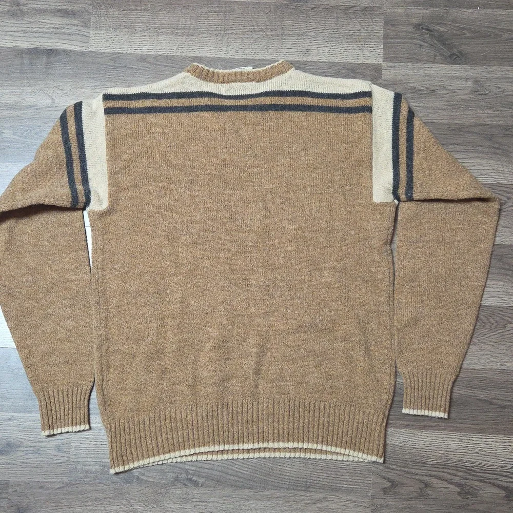 Saturdays In California Vintage 15% Shetland Wool Sweater Size XL - Picture 6 of 8